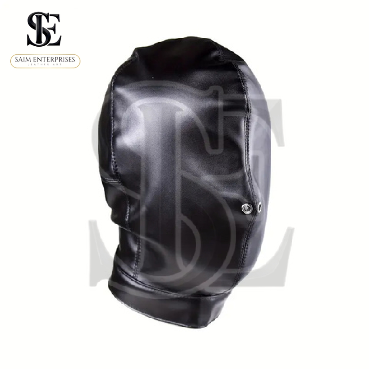 Handmade Bondage Adjustable Leather Laces Hood