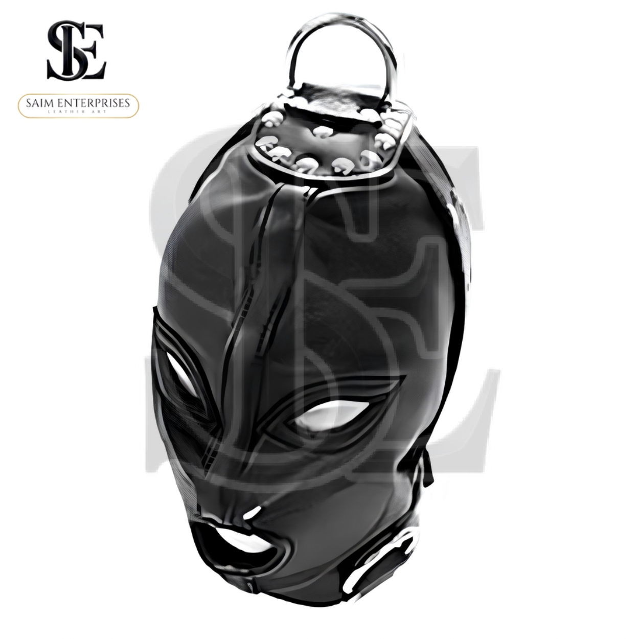 Leather Bondage Senosory Experience Hood