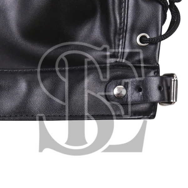 leather bdsm hood