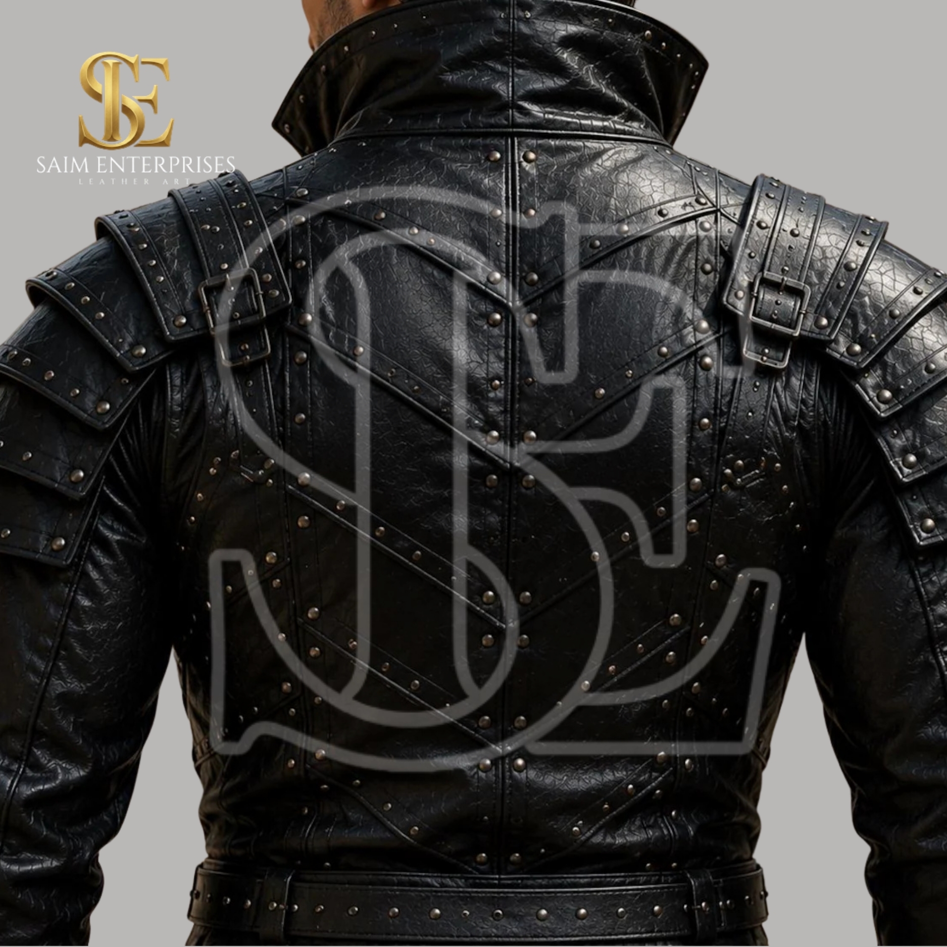 Genuine Cow Leather Gothic Renaissance Costume Halloween - Image 6