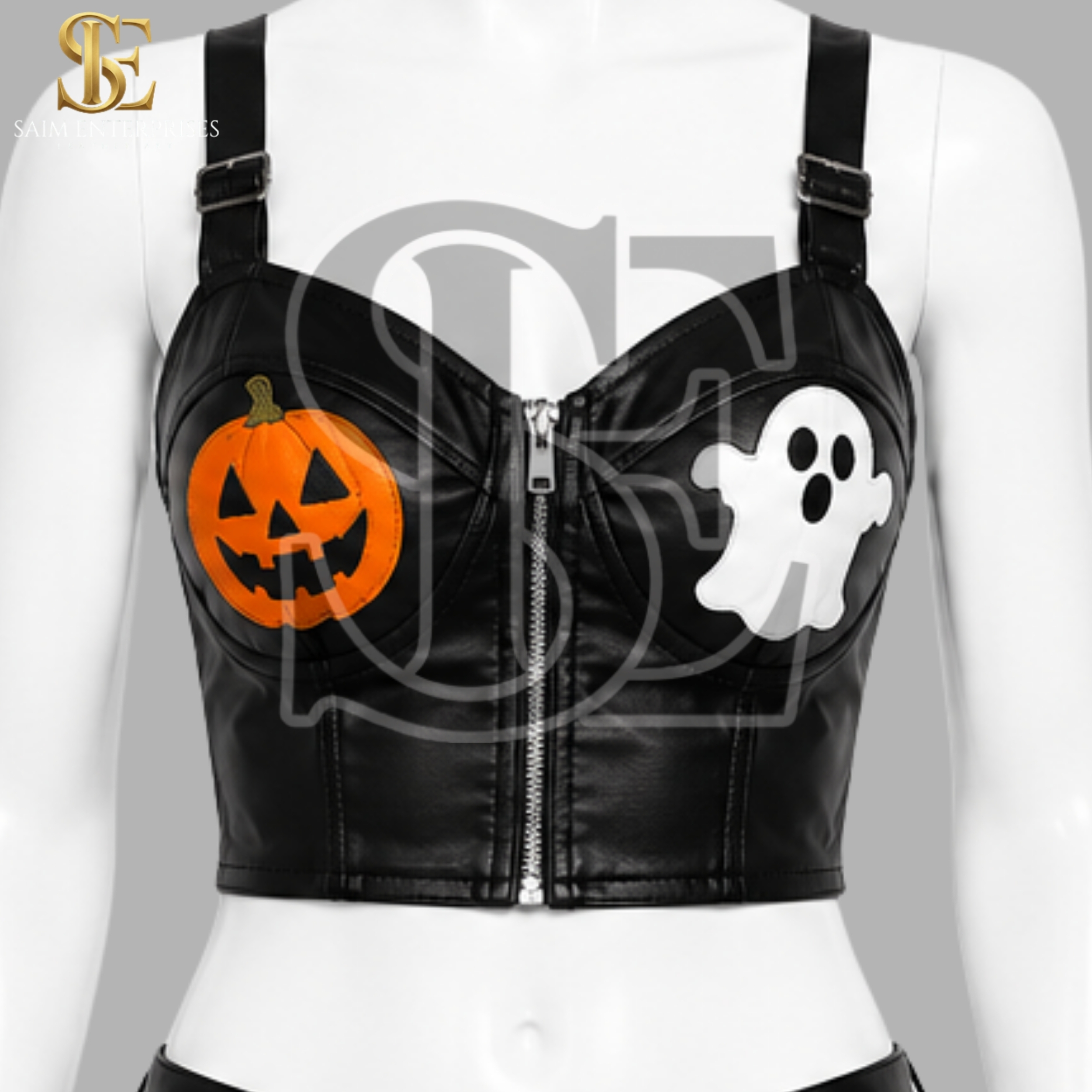 Leather Pumpkin & Ghost Patches Outfit - Image 5