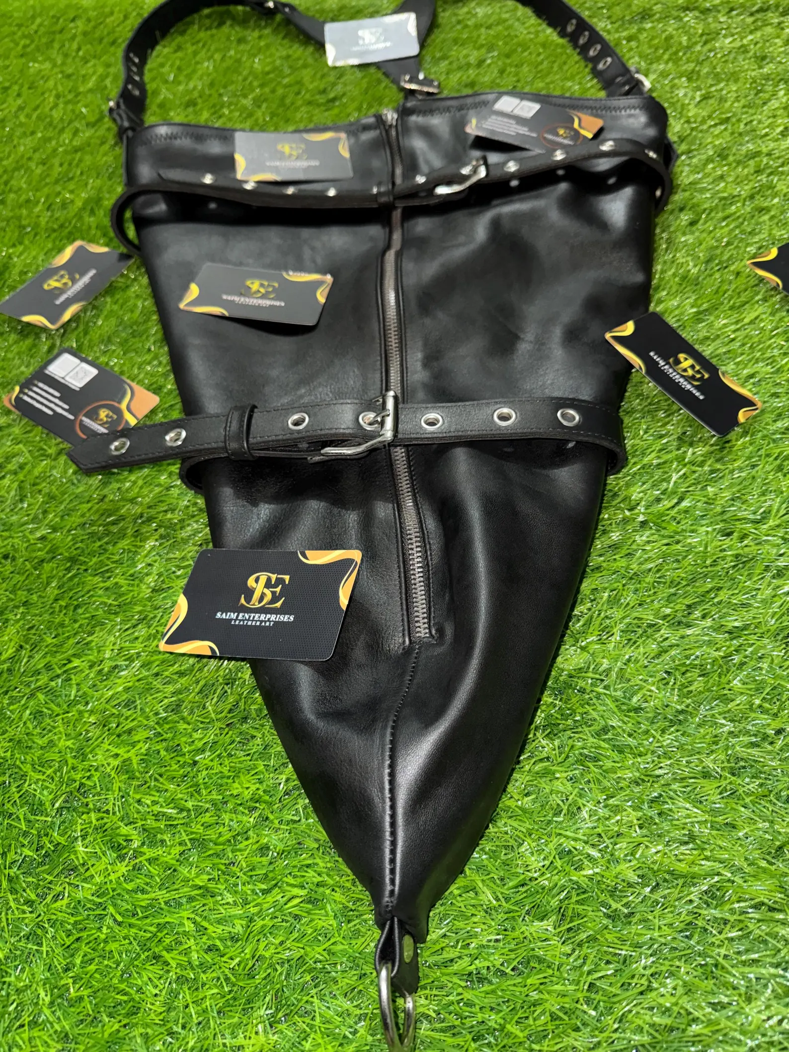 Bespoke Artisan Genuine Leather Arm Binder - Image 8