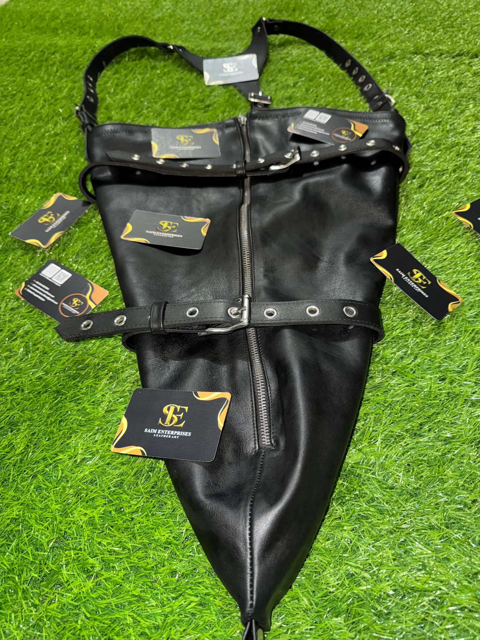 Bespoke Artisan Genuine Leather Arm Binder - Image 3
